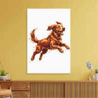 Happy Dog Chocolate Splash – Funny Chocolate Art