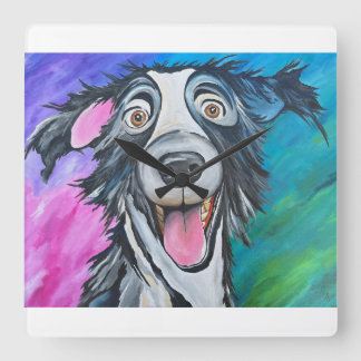 HAPPY DOG Clock