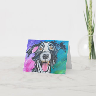 HAPPY DOG Greeting card