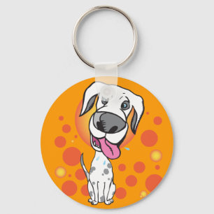 Happy Dog Key Chain