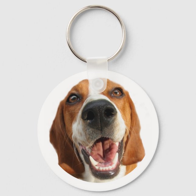 Happy Dog Keychain (Front)