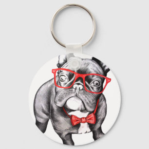 Happy Dog Keychain