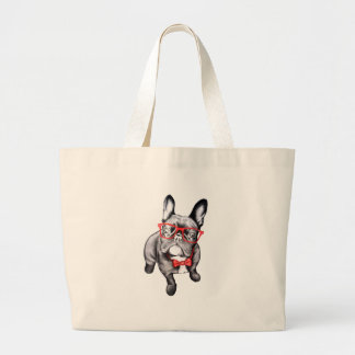 Happy Dog Large Tote Bag
