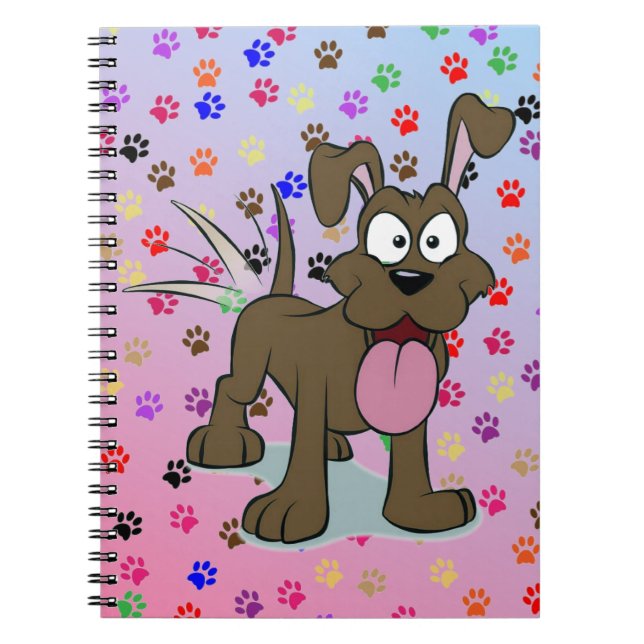 Happy Dog Notebook (Front)
