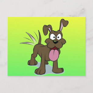 Happy Dog Postcard