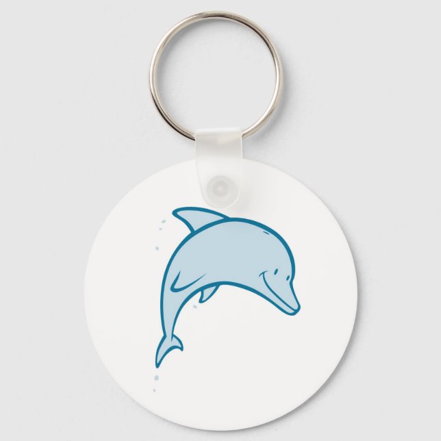 Happy Dolphin Keychain (Front)