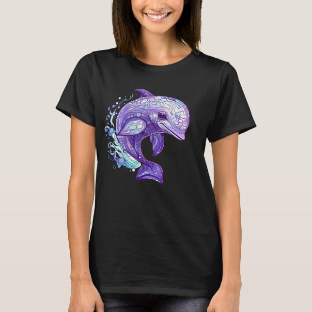 happy dolphin T-Shirt (Front)