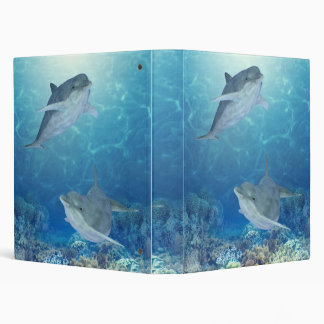 happy dolphins binder