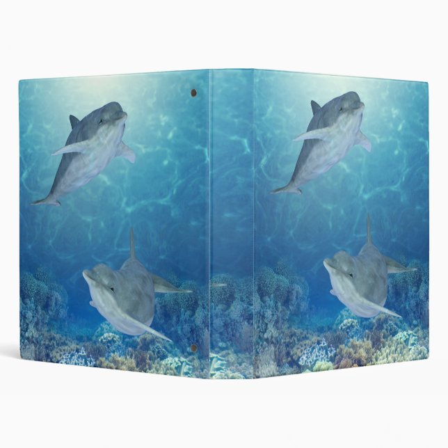 happy dolphins binder (Background)