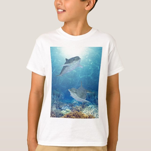 happy dolphins T-Shirt (Front)