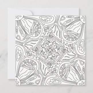 Happy Doodles: Sunny Day Colouring Card For Kids