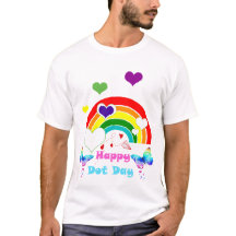 Happy Dot Day Colourful Rainbow Polka Dot Boys Kid