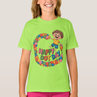 Happy Dot Day September 15 Preschool Kids T-Shirt