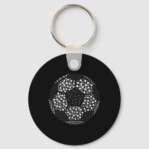 Happy Dot Day Soccer Lover September 15th Polka Do Keychain