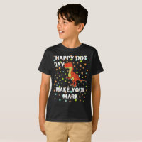 Happy Dot Day T-Rex Boys T-Shirt