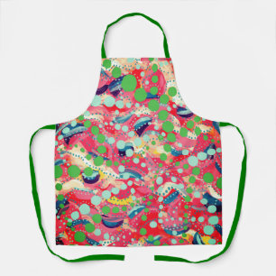 Happy Dots and Playful Shapes Apron