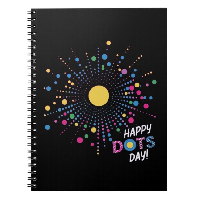 happy dots  day notebook (Front)