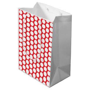 Happy Dots Gift Bag Red & Plum (Gender-Neutral)