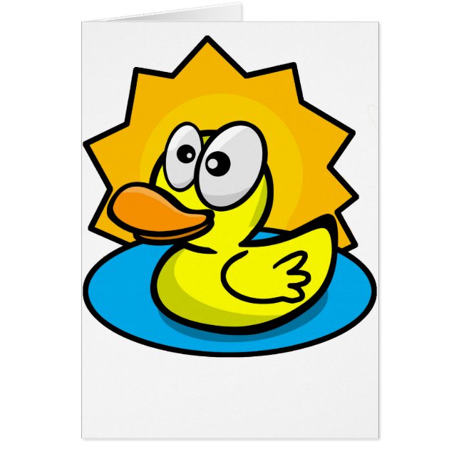 Happy duck card (Front)