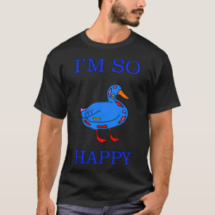 Happy Duck labs black labrador  T-Shirt
