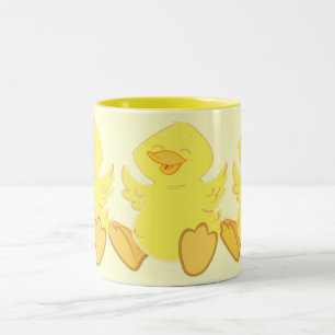 Happy Duck Triplets Coffee Mug