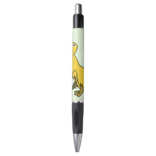 Happy Duckling and Butterfly Pen