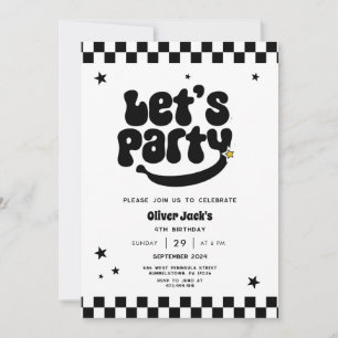 Happy Dude Any Age Birthday Invitation