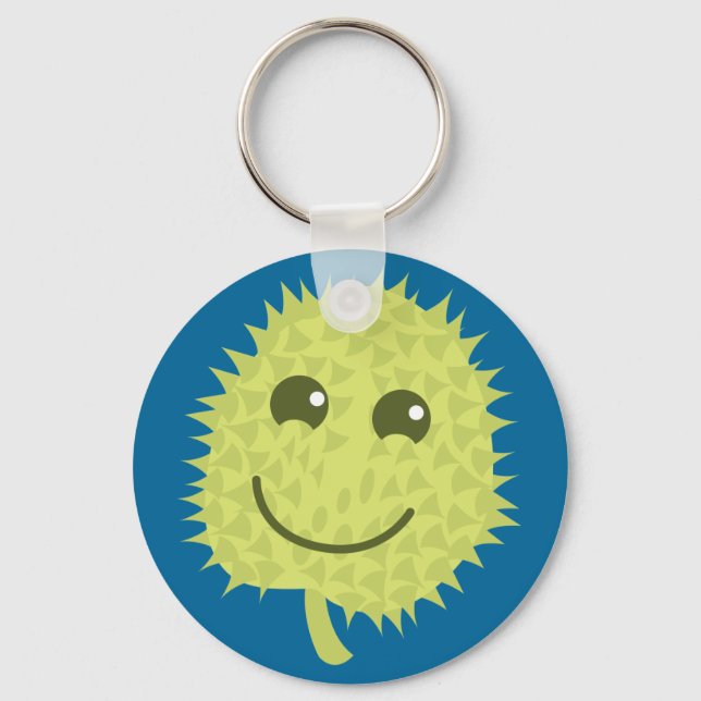 Happy Durian fruit Keychain (Front)