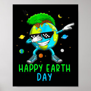 Happy Earth Day 2024 Funny Earth Day Kids Toddler Poster