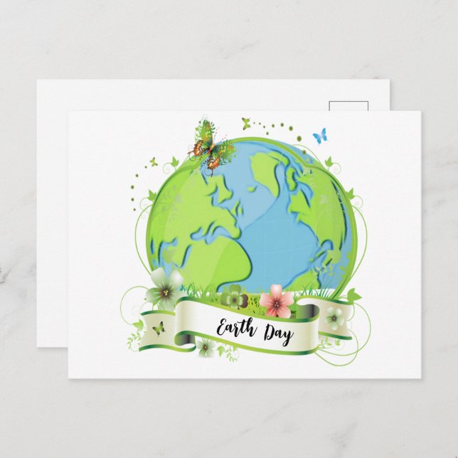 Happy Earth Day 2024 Postcard (Front/Back)