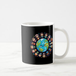 Happy Earth Day 2025 Cool Earth Day Children Kids Coffee Mug