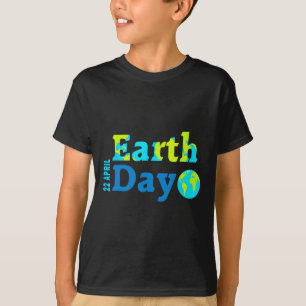 Happy Earth Day 2025 Gifts Earth Day Kids Boys T-Shirt