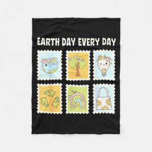 Happy earth day 2026 environment earth day every fleece blanket