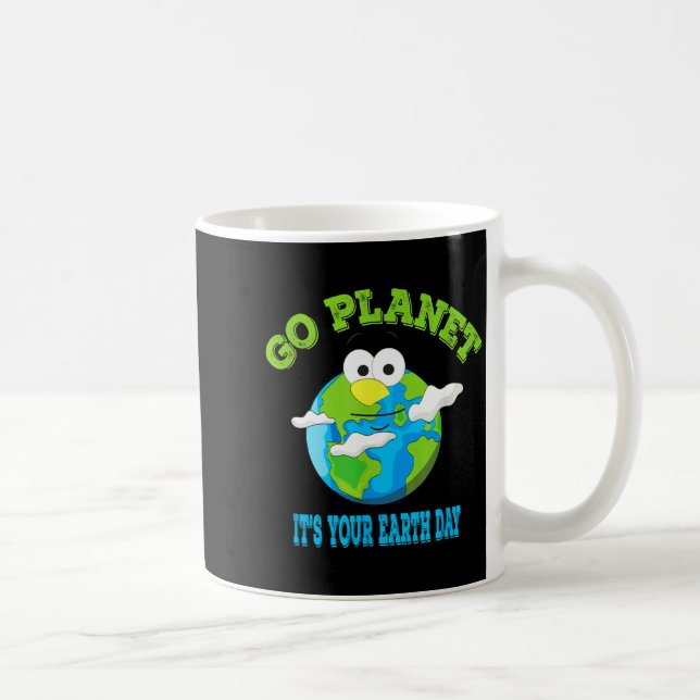 Happy Earth Day Cute  Coffee Mug (Right)