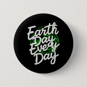 Happy Earth Day Funny Earth Day Kids Toddler Boys 2 Inch Round Button