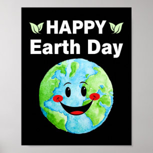 Happy Earth Day Funny Earth Day Kids Toddler Boys  Poster