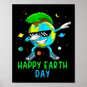Happy Earth Day Funny Earth Day Kids Toddler Boys  Poster