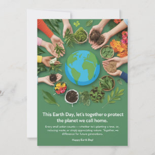 happy earth day invitation