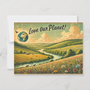 Happy Earth Day, Postcard