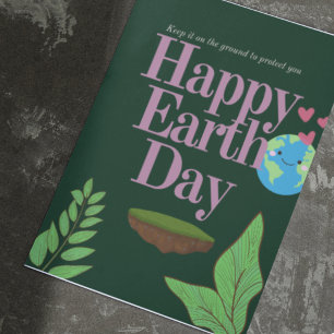 Happy Earth Day Postcard