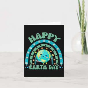 Happy Earth Day Rainbow Funny Earth Day Decoration Card
