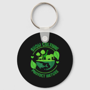 Happy earth day shirt cute earth with animals eart keychain