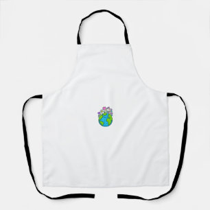 🌸 Happy Earth in Bloom 🌍 Apron
