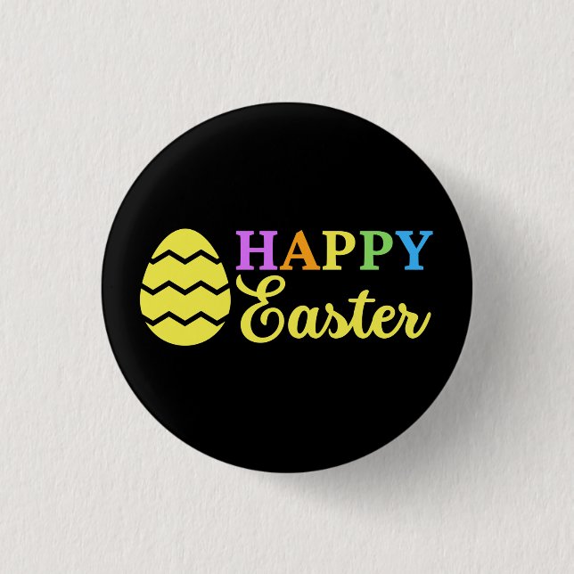 Happy Easter  1 Inch Round Button (Front)