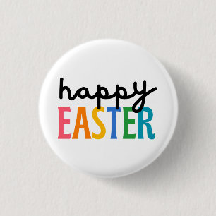 Happy Easter   1 Inch Round Button