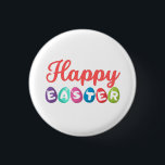 Happy Easter 1 Inch Round Button<br><div class="desc">Happy Easter</div>