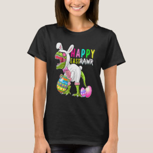 Happy Easter 2022 Eastrawr Bunny T Rex Dinosaur Co T-Shirt