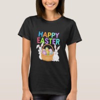 Happy Easter 2025  Eggs Bunny Cute Rabbit