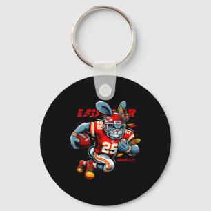Happy Easter 2025 Kansas City Bunny Funny Shirt  Keychain