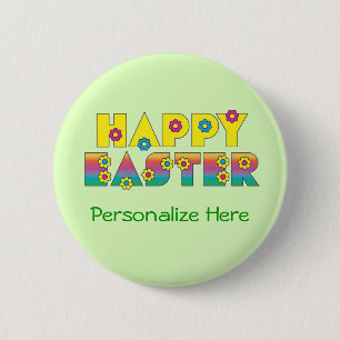 Happy Easter 2 Inch Round Button